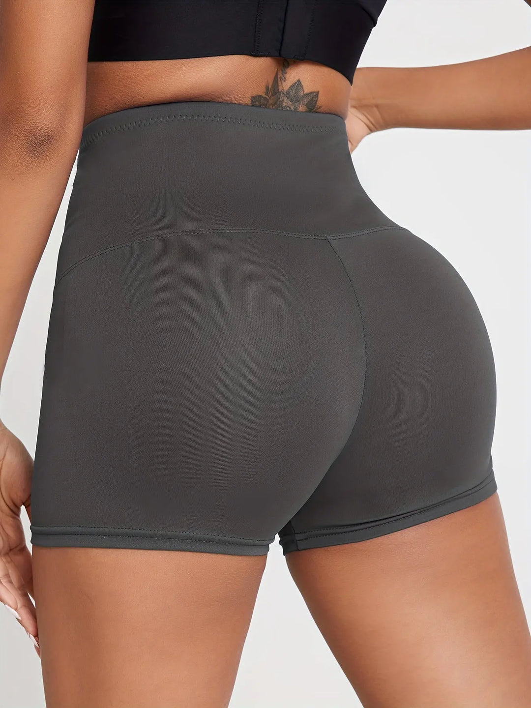 Buckles High Waist Shorts, Casual Slim Versatile Simple Shorts, Women's Clothing MedSurgery Store For Digital Health