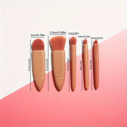 Mini Kit Brochas Premium: Elegancia Compacta para la Profesional de la Salud.