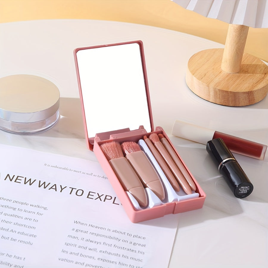 Mini Kit Brochas Premium: Elegancia Compacta para la Profesional de la Salud.