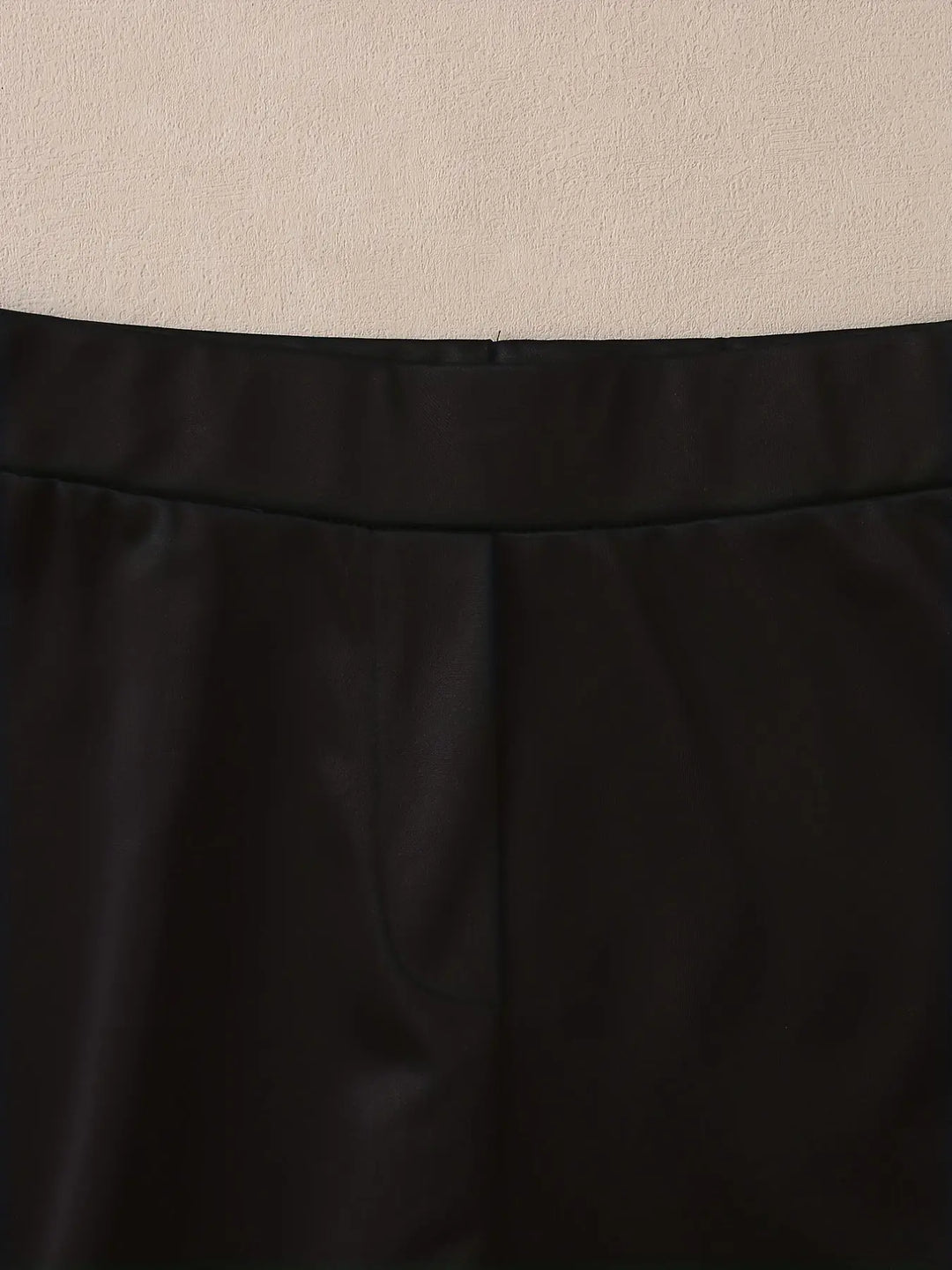 Color Block Two-piece Set, Casual Button Front Blazer & Straight Leg Pants Outfits, Women's Clothing MedSurgery Store For Digital Health