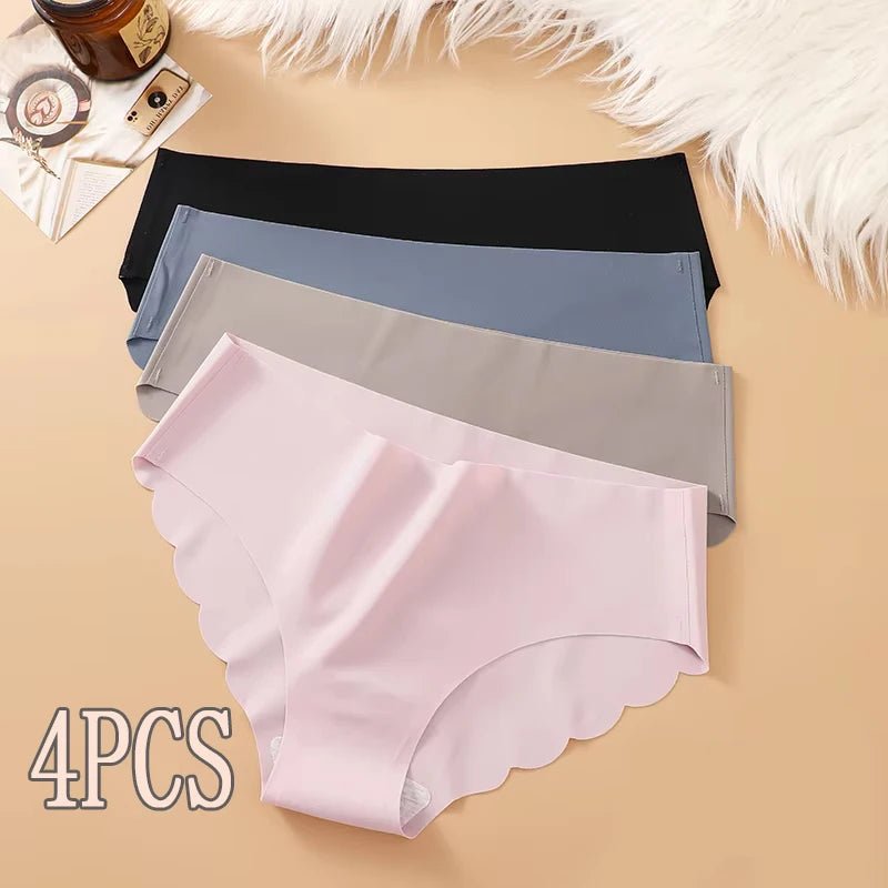 4 Uds. Ropa interior sin costuras para mujer, pantalones triangulares de cintura media transpirables de color sólido, ropa interior de bikini ondulada sexy y cómodaMedSurgery Store For Digital HealthMedSurgery Store For Digital Health1005008715831233 - M - 4PC - 4pcs - CHINAM4PC4 ud|CHINA4 Uds. Ropa interior sin costuras para mujer, pantalones triangulares de cintura media transpirables de color sólido, ropa interior de bikini ondulada sexy y cómoda