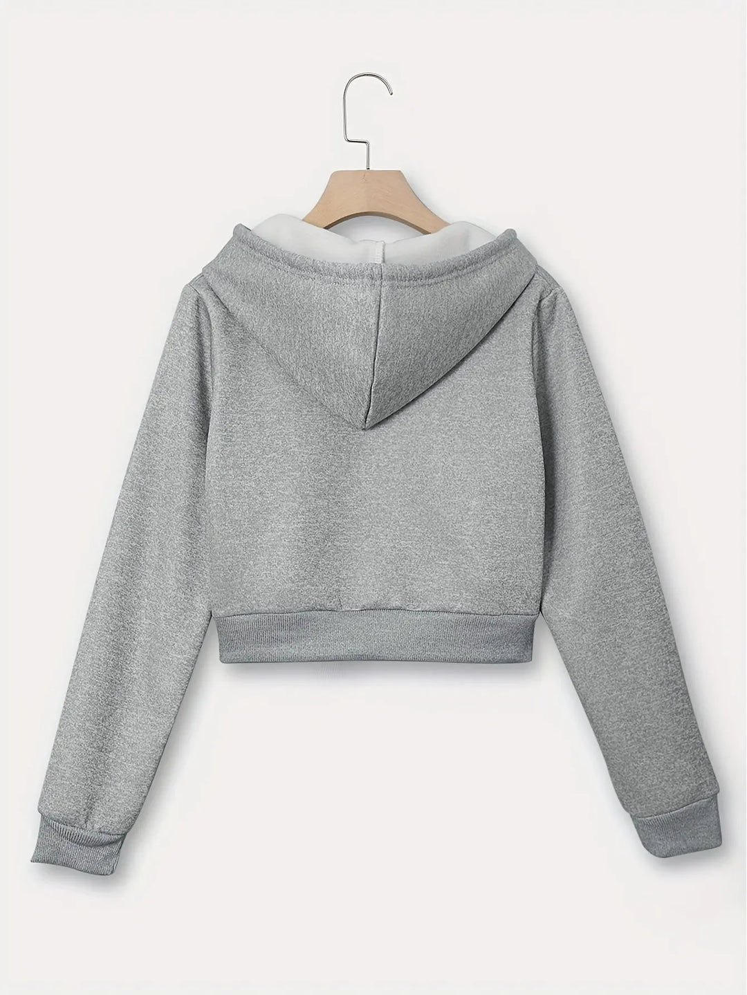 Women'S Casual Hooded Zip-Up Sweatshirt - Long Sleeve, Solid Color, Front Pockets, Regular Fit, Casual Chic Style for Fall/Winter, Casual Wear | Hooded Sweatshirt | Zippered Closure, Sweater Hoodie MedSurgery Store For Digital Health