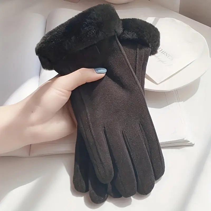 Winter Sports Warm Gloves, Women's Riding Windproof Waterproof Coldproof Winter Driving Skid-proof Touch Screen Gloves MedSurgery Store For Digital Health