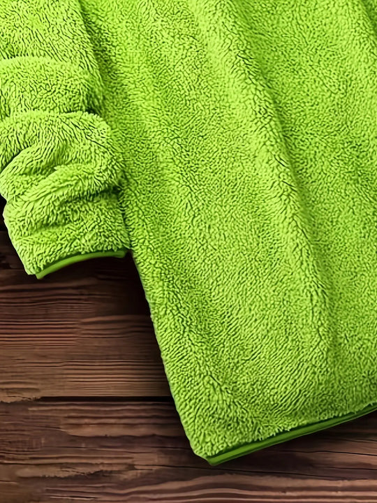 Women'S Light Fleece Jacket - Cozy Winter Coat with Stand-Up Collar, Zipper Closure, Long Sleeve Casual Outerwear for Cold Weather, & Color Block Design, Casual Outerwear|Cozy Winter Jacket, Ladies Winter Coats MedSurgery Store For Digital Health