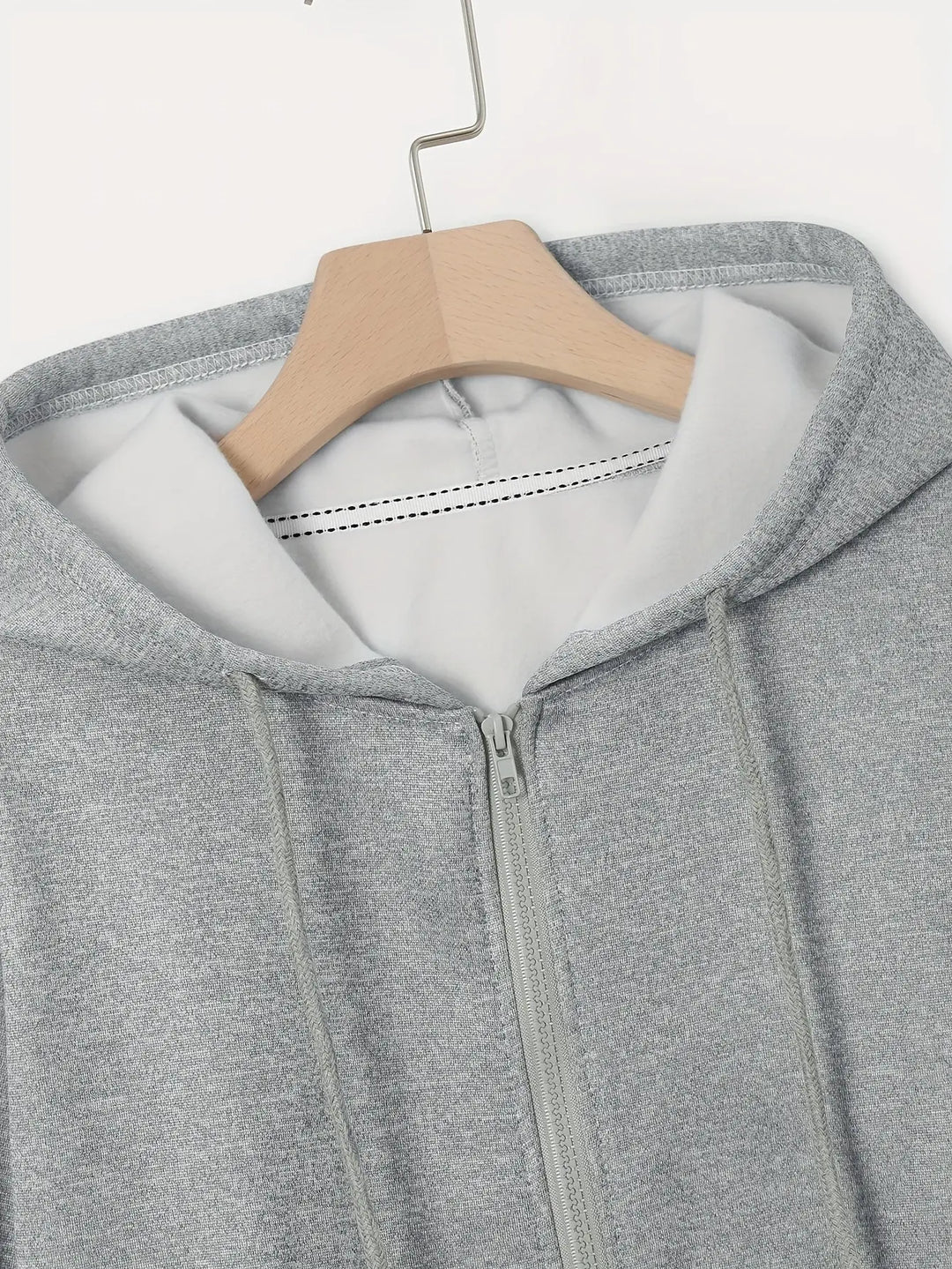 Women'S Casual Hooded Zip-Up Sweatshirt - Long Sleeve, Solid Color, Front Pockets, Regular Fit, Casual Chic Style for Fall/Winter, Casual Wear | Hooded Sweatshirt | Zippered Closure, Sweater Hoodie MedSurgery Store For Digital Health