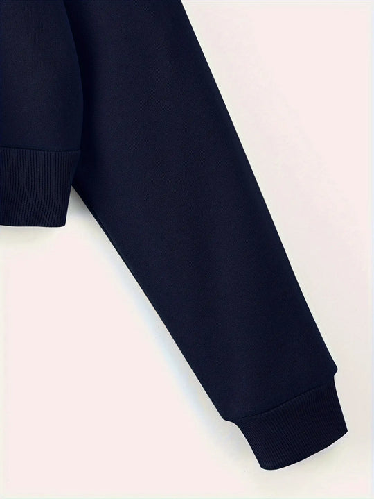 Women'S Casual Hooded Zip-Up Sweatshirt - Long Sleeve, Solid Color, Front Pockets, Regular Fit, Casual Chic Style for Fall/Winter, Casual Wear | Hooded Sweatshirt | Zippered Closure, Sweater Hoodie MedSurgery Store For Digital Health