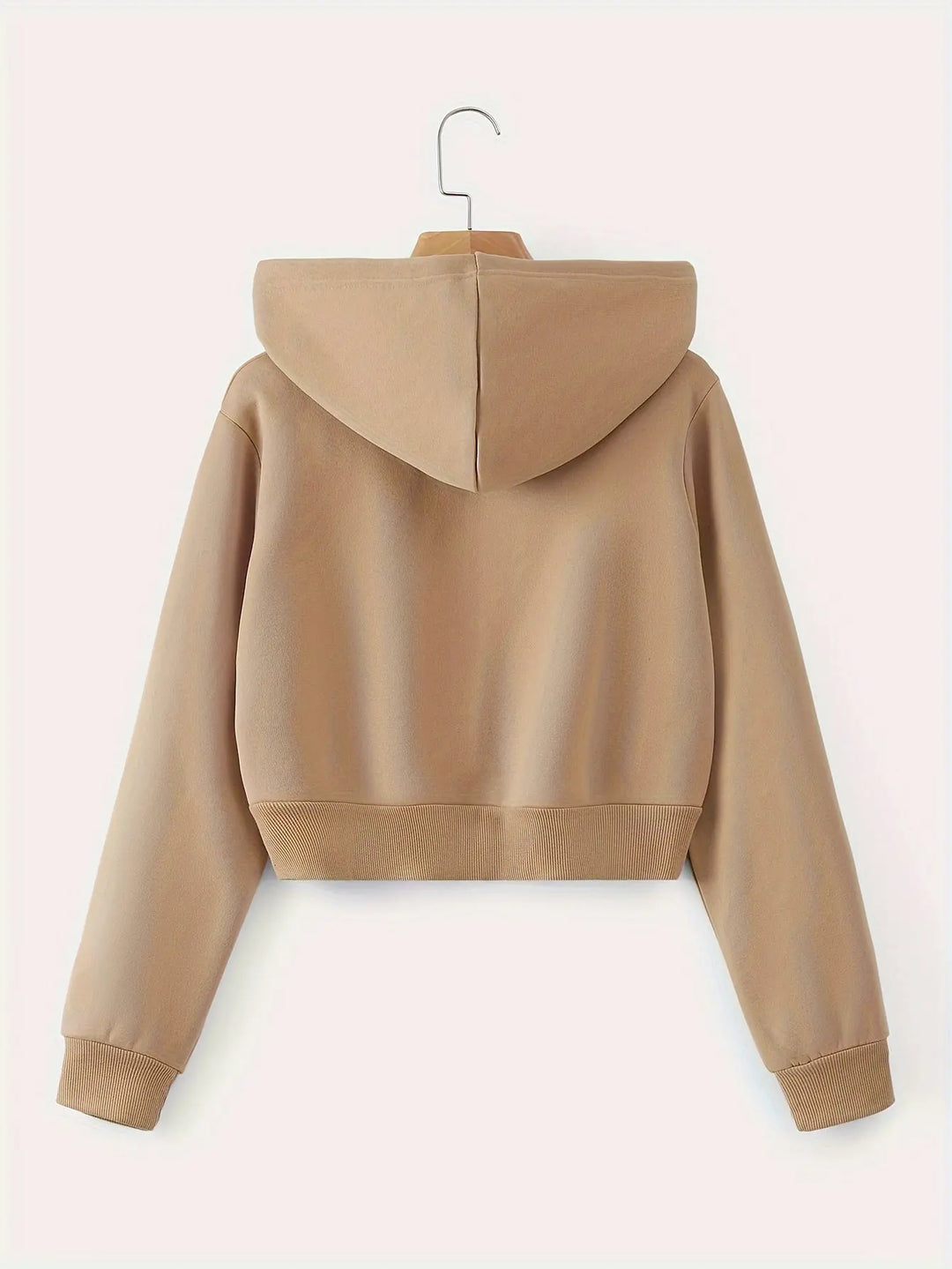 Women'S Casual Hooded Zip-Up Sweatshirt - Long Sleeve, Solid Color, Front Pockets, Regular Fit, Casual Chic Style for Fall/Winter, Casual Wear | Hooded Sweatshirt | Zippered Closure, Sweater Hoodie MedSurgery Store For Digital Health