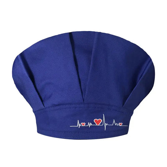 Gorros de fregado para mujer, gorro con banda para el sudor de algodón ajustable Unisex, cubierta para la cabeza, Ropa de Trabajo, gorros de fregado bouffant transpirables sanitarios CJdropshipping