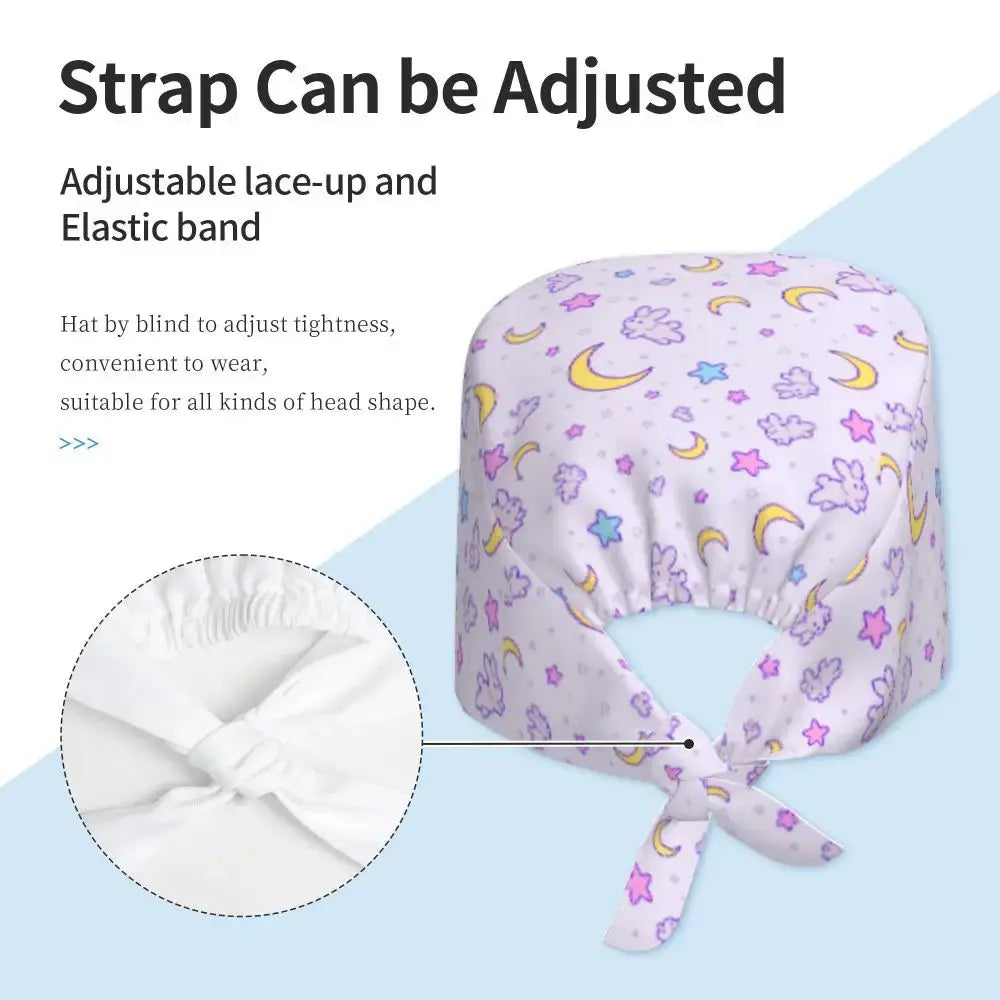 Gorra personalizada Sailors-Usagi Tsukino, gorros quirúrgicos para hombres y mujeres, gorro para quirófano, sombreros para operador, sombrero para trabajos de laboratorio MedSurgery Store For Digital Health