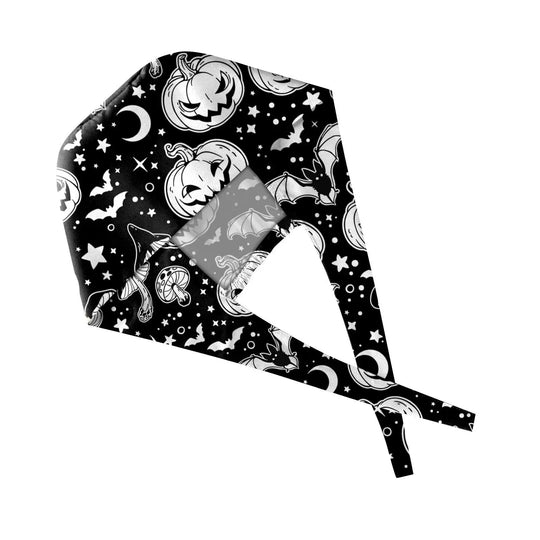 Gorro exfoliante de Halloween, gorro de algodón ajustable con estampado para salón de belleza, cirujano, clínica Dental, gorro de enfermería, gorros quirúrgicos para hombres y mujeres, venta al por mayor MedSurgery Store For Digital Health