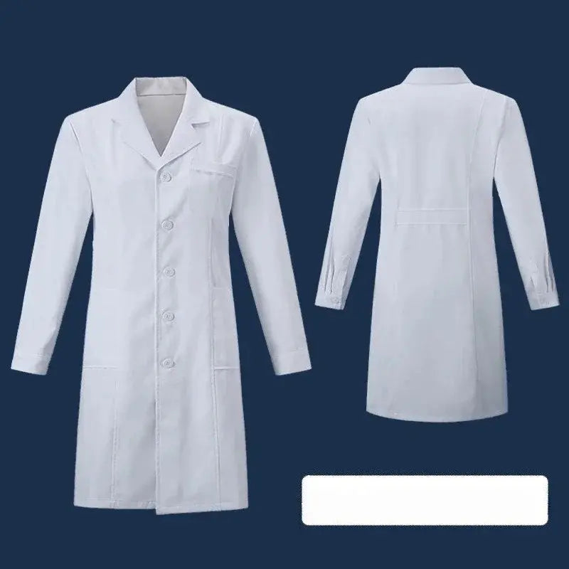 Abrigo blanco, ropa Experimental para estudiantes universitarios, ropa de médico de manga larga para hombres y mujeres, química y medicina de manga corta MedSurgery Store For Digital Health