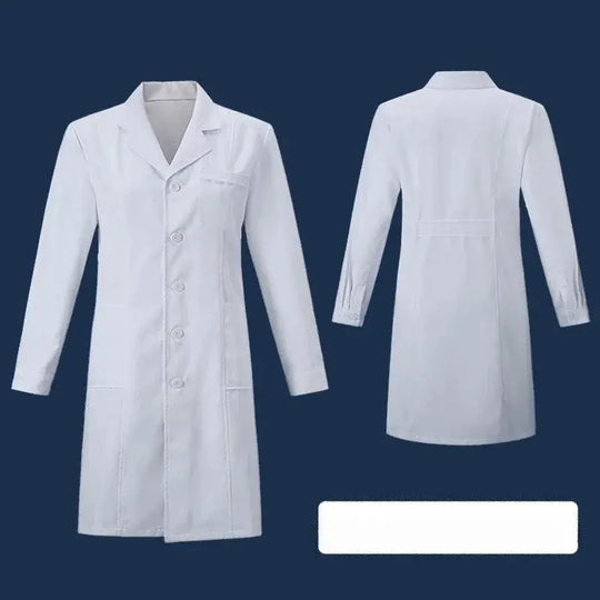 Abrigo blanco, ropa Experimental para estudiantes universitarios, ropa de médico de manga larga para hombres y mujeres, química y medicina de manga corta MedSurgery Store For Digital Health