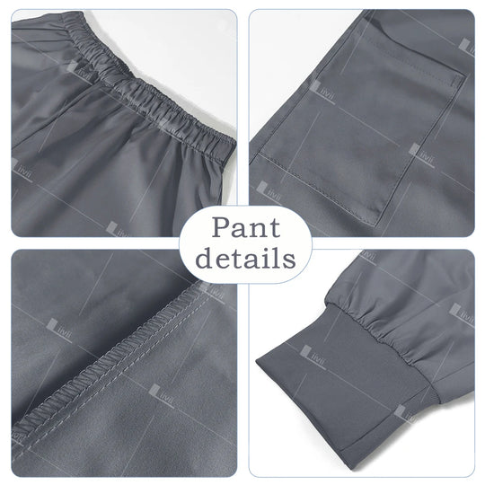 Venta al por mayor de uniformes médicos, traje para correr, conjunto de gomas para médico y enfermera, ropa de trabajo quirúrgica para Hospital, trajes multicolores para mujer