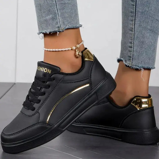 Zapatos de mujer de gran venta, zapatos informales ligeros, zapatos para caminar a la moda, zapatillas blancas con cordones, zapatos vulcanizados con plataforma de talla grande MedSurgery Store For Digital Health