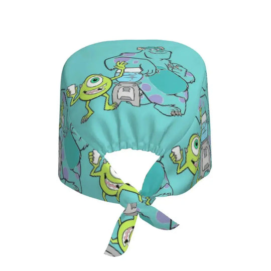 Gorro de trabajo ajustable personalizado con dibujos animados de la Universidad de Monsters, gorro quirúrgico para hombres y mujeres, gorro quirúrgico para enfermería, médico y cirujano MedSurgery Store For Digital Health