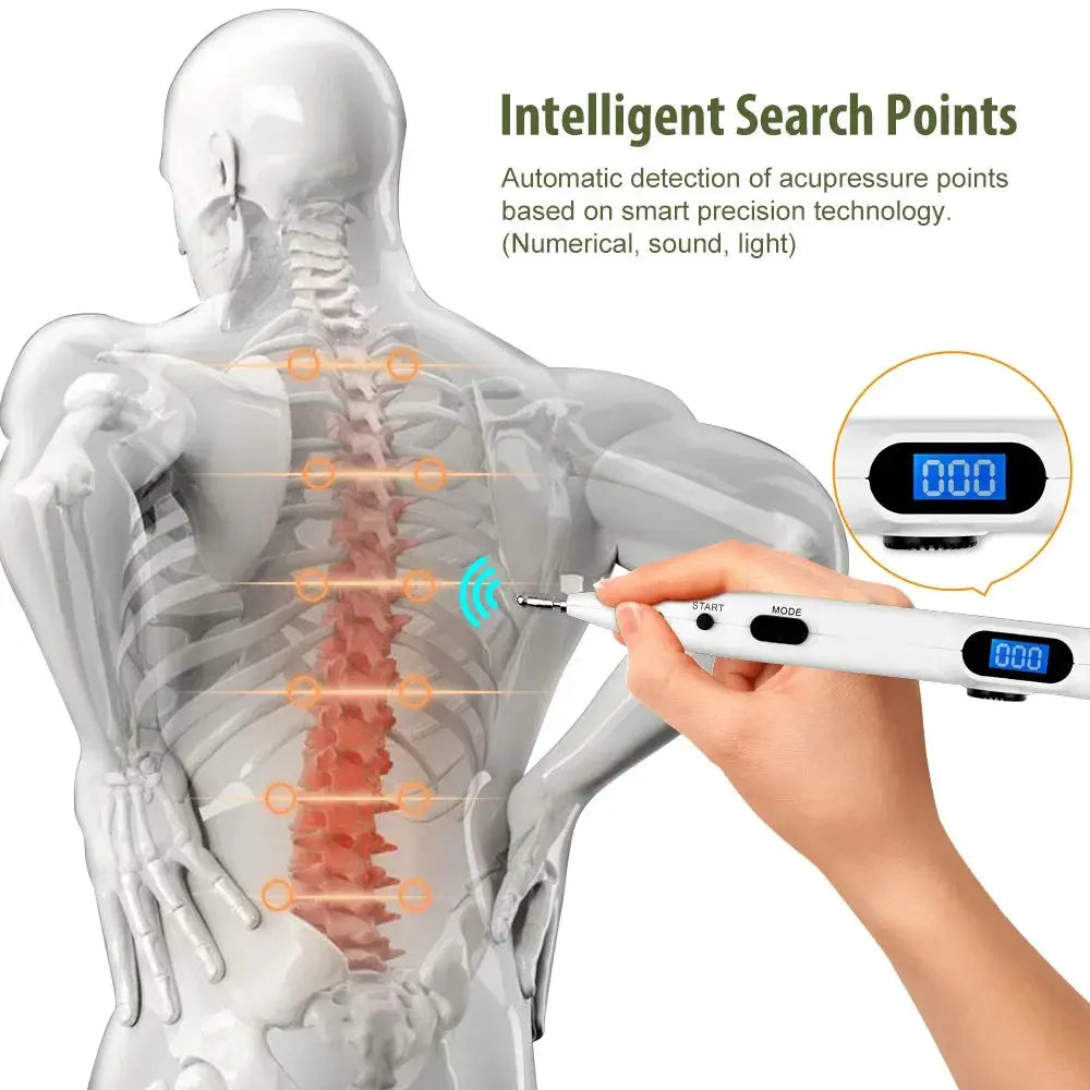 Pluma de acupuntura médica, Detector de puntos, masaje corporal electrónico, terapia del dolor, alivio eléctrico del dolor, cuidado de la salud, dispositivo de uso doméstico MedSurgery Store For Digital Health