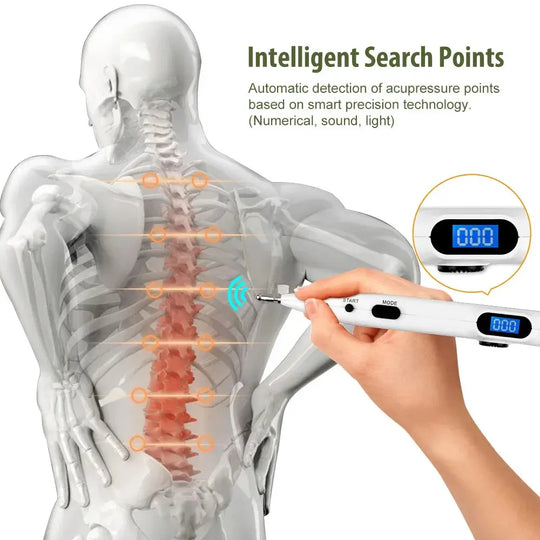 Pluma de acupuntura médica, Detector de puntos, masaje corporal electrónico, terapia del dolor, alivio eléctrico del dolor, cuidado de la salud, dispositivo de uso doméstico MedSurgery Store For Digital Health