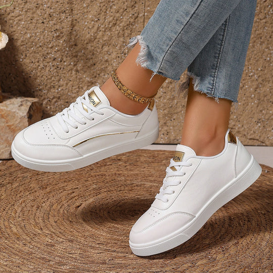 Zapatillas de deporte para mujer, zapatillas informales transpirables para monopatín, cómodas zapatillas de tenis al aire libre para caminar, primavera y otoño