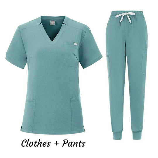 Venta al por mayor, uniforme médico para quirófano, conjunto de gomas de trabajo para Hospital, suministros médicos, traje de cirugía Dental para enfermera, ropa de trabajo MedSurgery Store For Digital Health