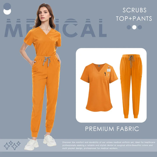 Scrubs Premium MedSurgery: Rendimiento, Estilo y Confort Superior para la Profesional del Área de la Salud.