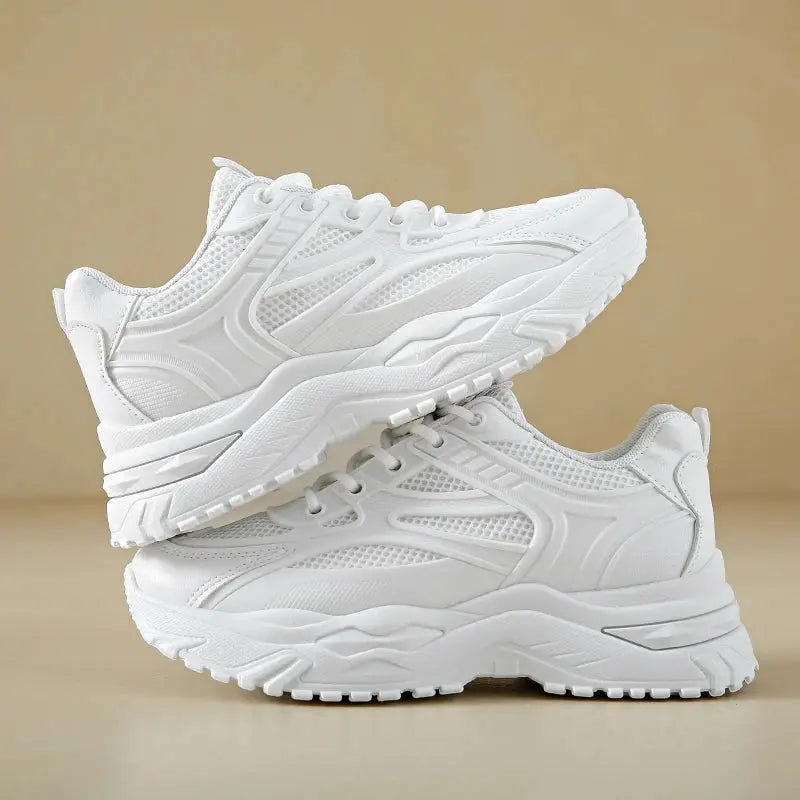 Material liso blanco fácil limpieza.