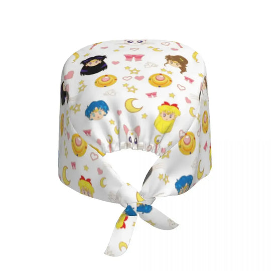 Gorra personalizada Sailors-Usagi Tsukino, gorros quirúrgicos para hombres y mujeres, gorro para quirófano, sombreros para operador, sombrero para trabajos de laboratorio MedSurgery Store For Digital Health