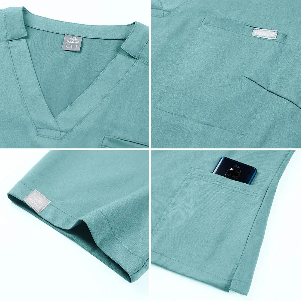 Venta al por mayor, uniforme médico para quirófano, conjunto de gomas de trabajo para Hospital, suministros médicos, traje de cirugía Dental para enfermera, ropa de trabajo MedSurgery Store For Digital Health