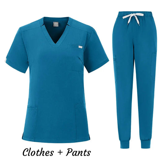 Venta al por mayor, uniforme médico para quirófano, conjunto de gomas de trabajo para Hospital, suministros médicos, traje de cirugía Dental para enfermera, ropa de trabajo MedSurgery Store For Digital Health