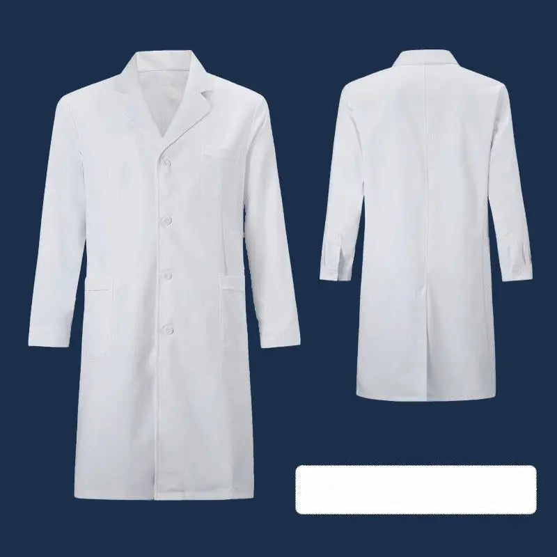 Abrigo blanco, ropa Experimental para estudiantes universitarios, ropa de médico de manga larga para hombres y mujeres, química y medicina de manga corta MedSurgery Store For Digital Health