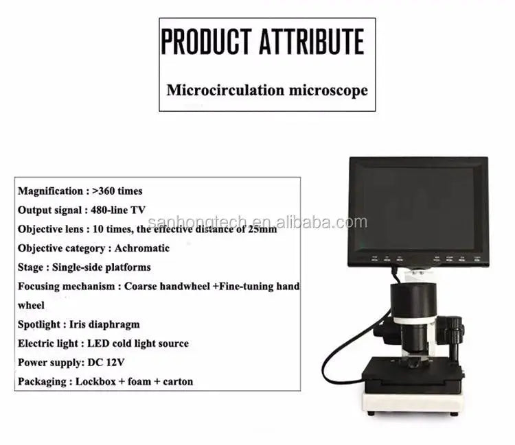 Equipo analizador de microcirculación y microscopio para diagnosticar enfermedades de pronóstico máquina de cuidado de la salud temprana MedSurgery Store For Digital Health