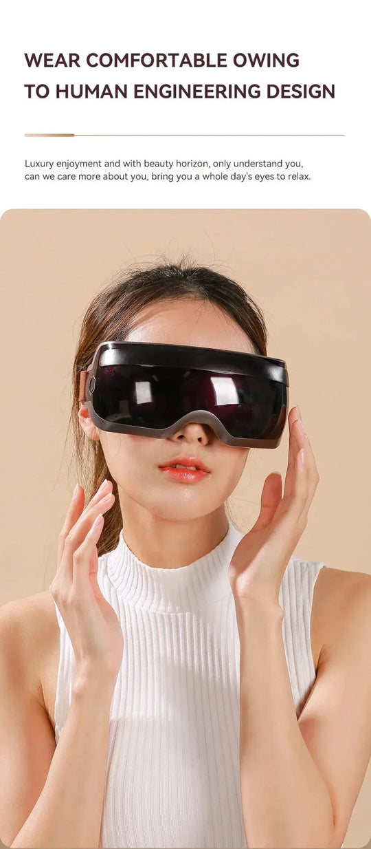 Dispositivo de masaje ocular, dispositivo de masaje ocular eléctrico inteligente, terapia magnética, gafas de masaje Bluetooth, herramientas para el cuidado de la fatiga MedSurgery Store For Digital Health