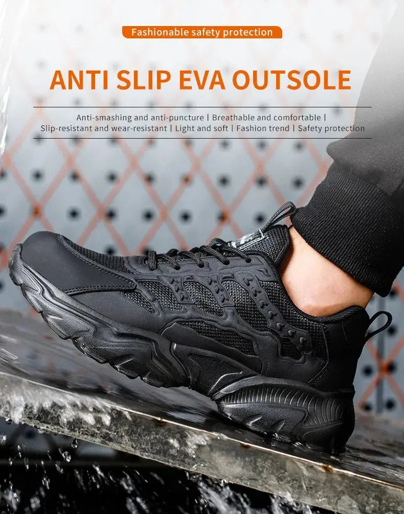 Zapatos de seguridad blancos para hombres y mujeres, antigolpes, antiperforación, aislamiento, 6kv, resistente al desgaste, negro, blanco, transpirable, ligero MedSurgery Store For Digital Health