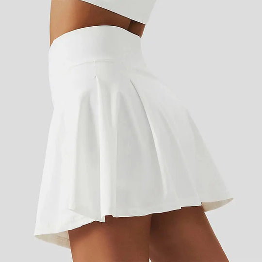 Falda corta deportiva de cintura alta para mujer, cómodos pantalones de seguridad con cinturón transpirable y minifalda de tenis, Yoga y Golf con bolsillo MedSurgery Store For Digital Health