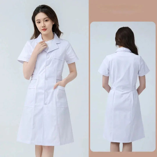 Textura premium antifluido bata médica.