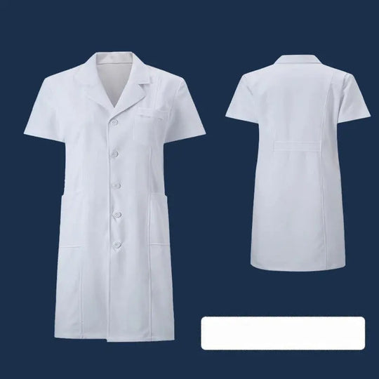 Abrigo blanco, ropa Experimental para estudiantes universitarios, ropa de médico de manga larga para hombres y mujeres, química y medicina de manga corta MedSurgery Store For Digital Health