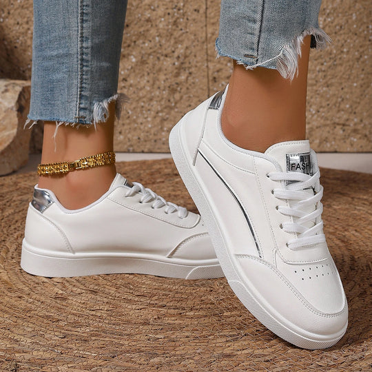 Zapatillas de deporte para mujer, zapatillas informales transpirables para monopatín, cómodas zapatillas de tenis al aire libre para caminar, primavera y otoño