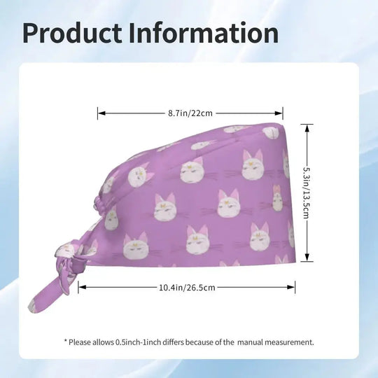 Gorra personalizada Sailors-Usagi Tsukino, gorros quirúrgicos para hombres y mujeres, gorro para quirófano, sombreros para operador, sombrero para trabajos de laboratorio MedSurgery Store For Digital Health