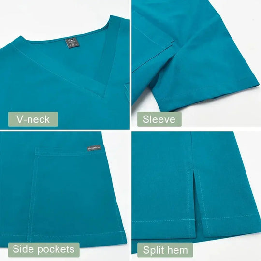 Exfoliantes para mujer, ropa de trabajo Unisex para médico y enfermera, conjuntos de exfoliantes médicos clínicos de Hospital, uniforme quirúrgico para sala de operaciones para hombres, venta al por mayor MedSurgery Store For Digital Health