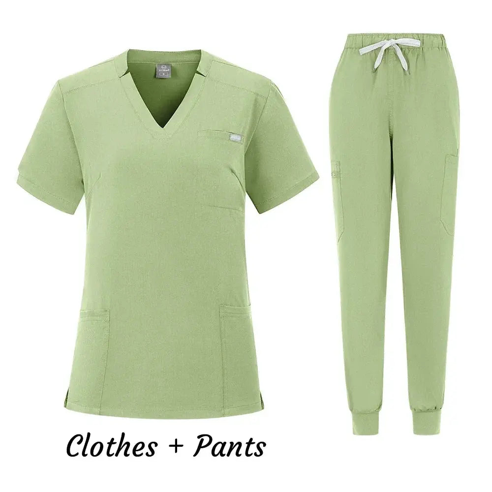 Venta al por mayor, uniforme médico para quirófano, conjunto de gomas de trabajo para Hospital, suministros médicos, traje de cirugía Dental para enfermera, ropa de trabajo MedSurgery Store For Digital Health