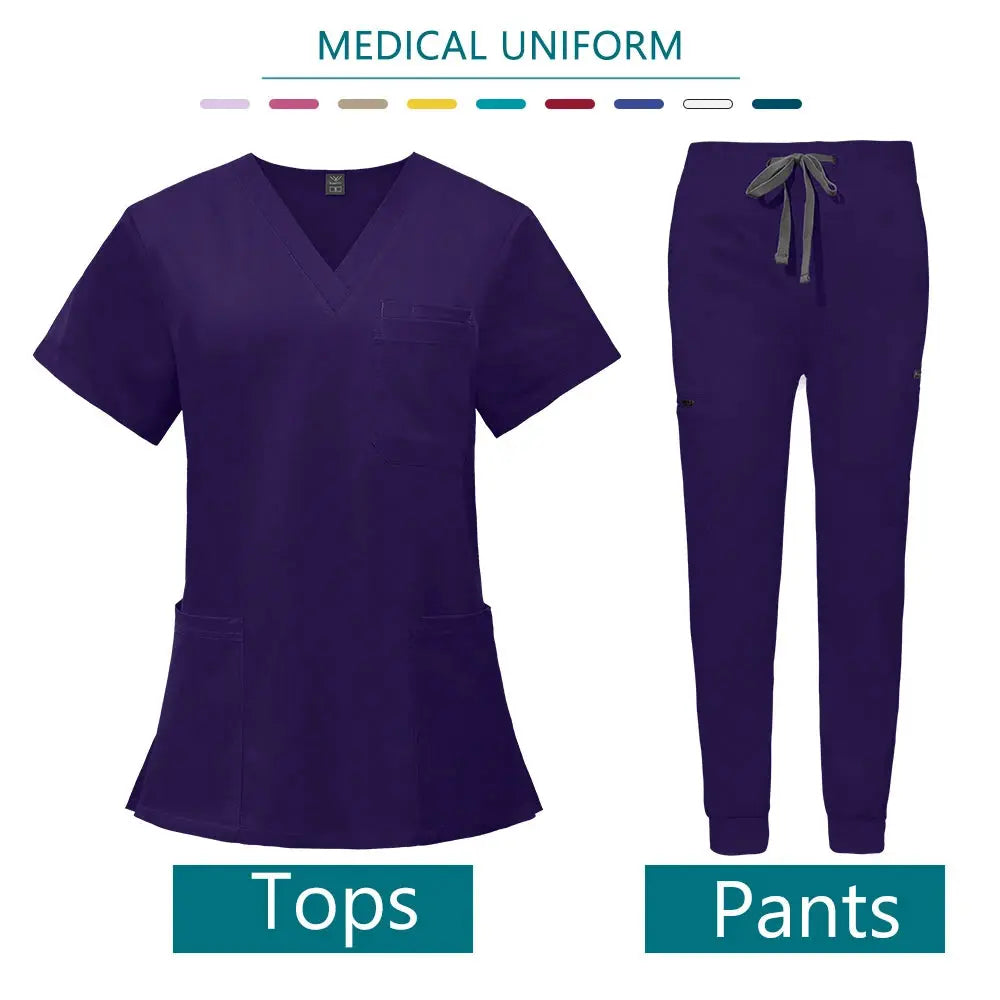Exfoliantes para mujer, ropa de trabajo Unisex para médico y enfermera, conjuntos de exfoliantes médicos clínicos de Hospital, uniforme quirúrgico para sala de operaciones para hombres, venta al por mayor MedSurgery Store For Digital Health