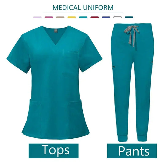 Exfoliantes para mujer, ropa de trabajo Unisex para médico y enfermera, conjuntos de exfoliantes médicos clínicos de Hospital, uniforme quirúrgico para sala de operaciones para hombres, venta al por mayor MedSurgery Store For Digital Health