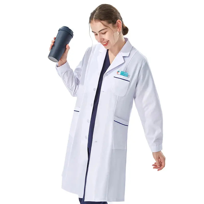 Textura premium bata médica antifluido