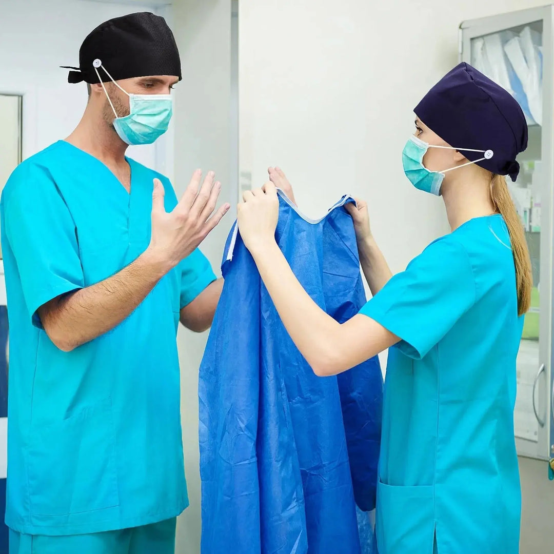 Gorro exfoliante de Halloween, gorro de algodón ajustable con estampado para salón de belleza, cirujano, clínica Dental, gorro de enfermería, gorros quirúrgicos para hombres y mujeres, venta al por mayor MedSurgery Store For Digital Health