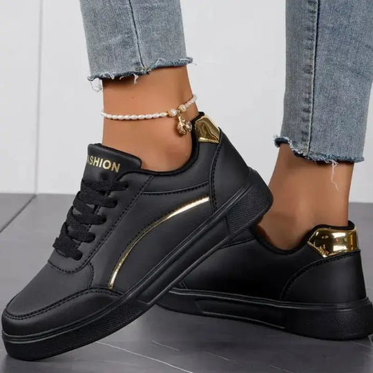 Zapatos de mujer de gran venta, zapatos informales ligeros, zapatos para caminar a la moda, zapatillas blancas con cordones, zapatos vulcanizados con plataforma de talla grande MedSurgery Store For Digital Health