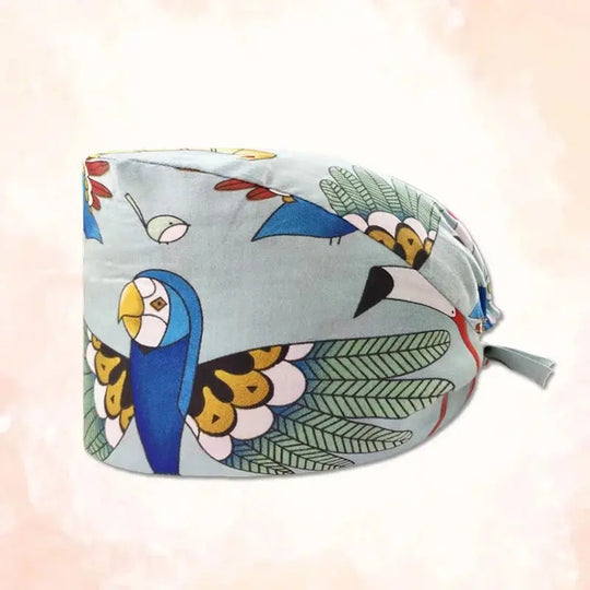Gorros médicos con estampado de flores para Mujer, gorro quirúrgico de algodón, accesorios médicos MedSurgery Store For Digital Health