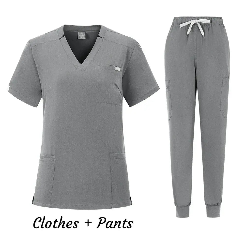 Venta al por mayor, uniforme médico para quirófano, conjunto de gomas de trabajo para Hospital, suministros médicos, traje de cirugía Dental para enfermera, ropa de trabajo MedSurgery Store For Digital Health