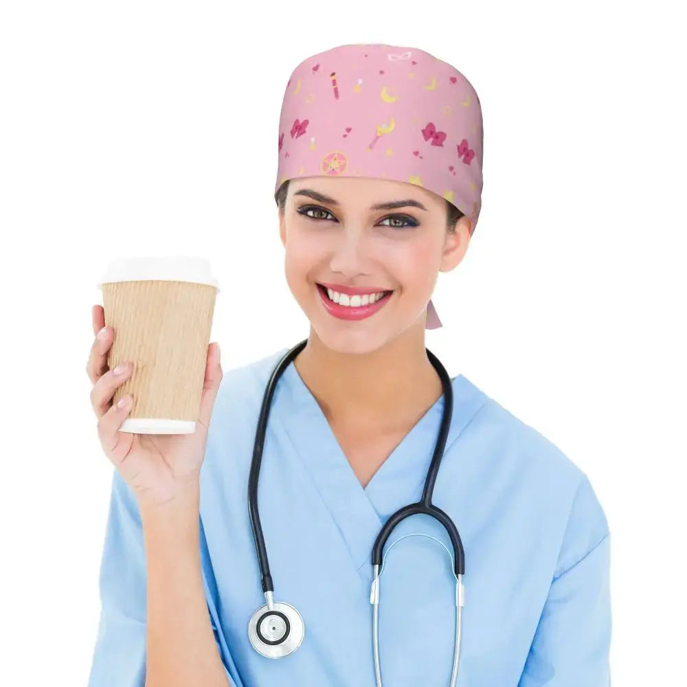 Gorra personalizada Sailors-Usagi Tsukino, gorros quirúrgicos para hombres y mujeres, gorro para quirófano, sombreros para operador, sombrero para trabajos de laboratorio MedSurgery Store For Digital Health