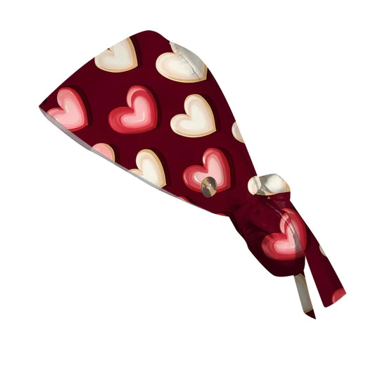 Gorro quirúrgico a prueba de polvo con botón, gorro de trabajo con estampado romántico a la moda, gorro informal con cola de caballo para mujer, gorros de enfermería ajustables MedSurgery Store For Digital Health