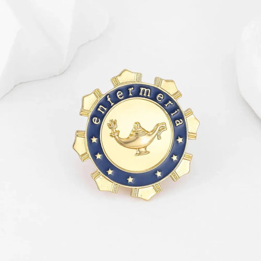 DCARZZ broche de Pin Médico Español, accesorios de joyería de Enfermería, insignia de solapa de mochila para médico, enfermera, estudiante de medicina MedSurgery Store For Digital Health