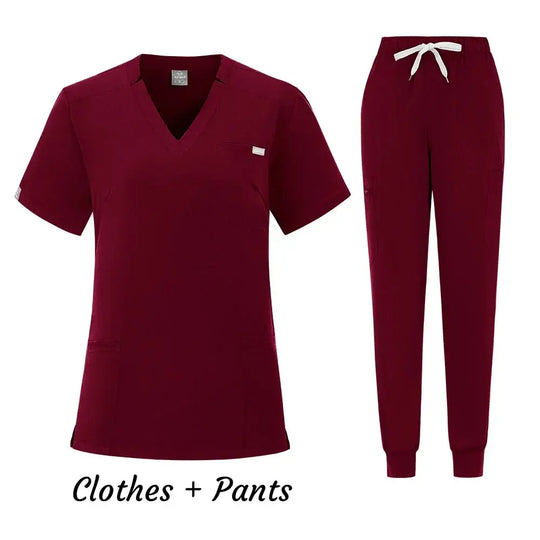 Venta al por mayor, uniforme médico para quirófano, conjunto de gomas de trabajo para Hospital, suministros médicos, traje de cirugía Dental para enfermera, ropa de trabajo MedSurgery Store For Digital Health